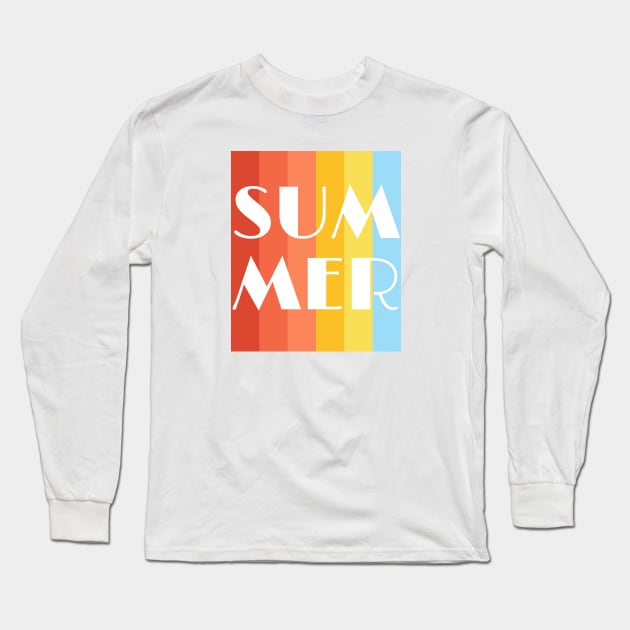 Summer Long Sleeve T-Shirt by Siddhi_Zedmiu